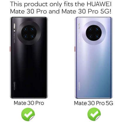 NALIA Silikonhülle kompatibel mit Huawei Mate 30 Pro Hülle, Dünne Durchsichtige Handyhülle Ultra-Slim Phone Case Cover, Weiche TPU Gummi Schutzhülle Silikon Handy-Tasche Soft Bumper