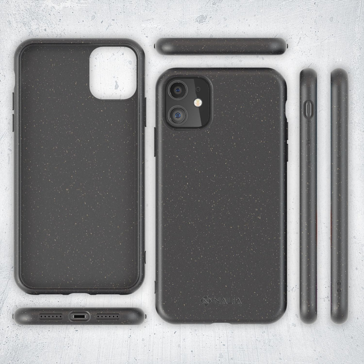 NALIA Bio Hülle kompatibel mit iPhone 11 Handyhülle, Nachhaltiges & Biologisch abbaubares Case Fair Eco Cover, Dünne Ökologische Schutzhülle, Weicher Veganer Premium Phone Bumper