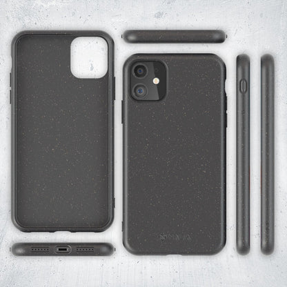 NALIA Bio Hülle kompatibel mit iPhone 11 Handyhülle, Nachhaltiges & Biologisch abbaubares Case Fair Eco Cover, Dünne Ökologische Schutzhülle, Weicher Veganer Premium Phone Bumper