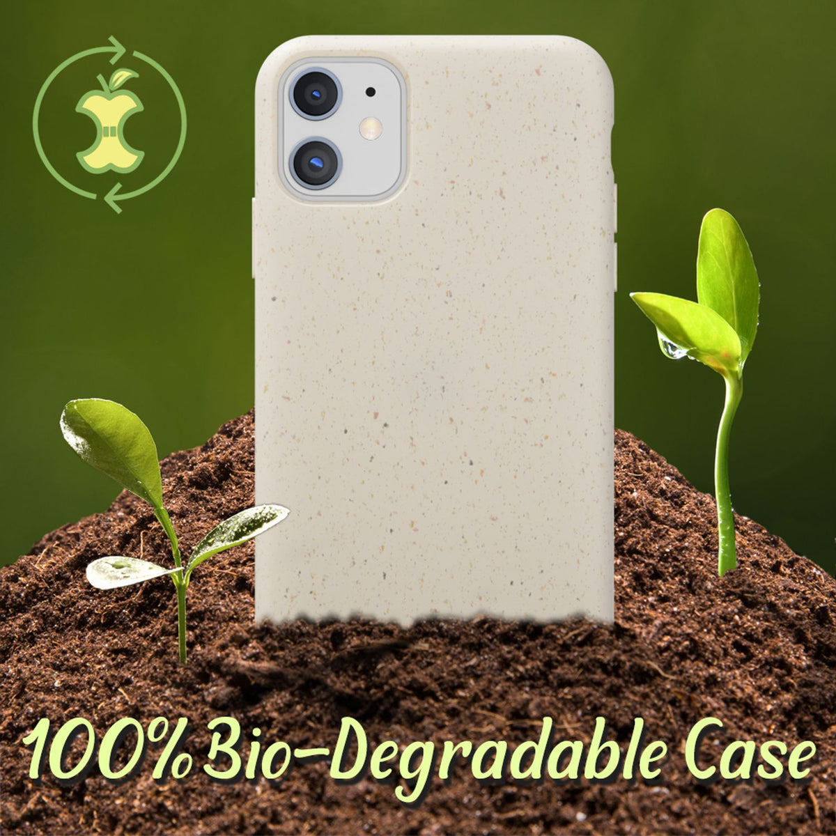 NALIA Bio Hülle kompatibel mit iPhone 11 Handyhülle, Nachhaltiges & Biologisch abbaubares Case Fair Eco Cover, Dünne Ökologische Schutzhülle, Weicher Veganer Premium Phone Bumper
