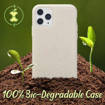NALIA Handyhülle für iPhone 11 Pro – Weizenstroh Case (Pflanzenbasiert) – BIOVERA – Matt & Stoßfest (Vegan) – Marke aus Berlin