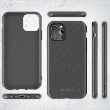 NALIA Handyhülle für iPhone 11 Pro – Weizenstroh Case (Pflanzenbasiert) – BIOVERA – Matt & Stoßfest (Vegan) – Marke aus Berlin