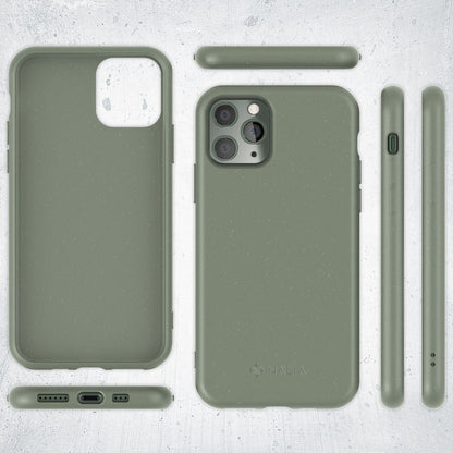 NALIA Handyhülle für iPhone 11 Pro – Weizenstroh Case (Pflanzenbasiert) – BIOVERA – Matt & Stoßfest (Vegan) – Marke aus Berlin
