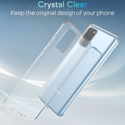 NALIA Transparente Silikonhülle für Samsung Galaxy S20 Plus – Anti-Gelb & Rutschfest – GLAZE (Handyhülle Kristallklar, Schlank & Stoßfest) – Marke aus Berlin