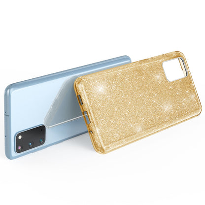 NALIA Glitzerhülle für Samsung Galaxy S20 – Funkelnder Glitzer-Look & Grip – SHINEPOP (Silikon Case) – Marke aus Berlin