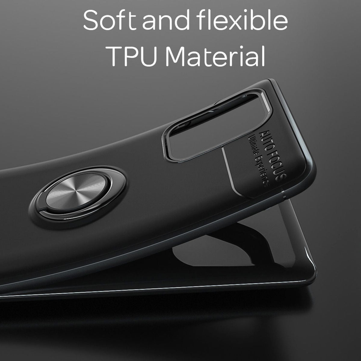 NALIA Ring Handyhülle kompatibel mit Samsung Galaxy S10 Lite Hülle, Silikon Cover mit 360-Grad Finger-Halter für magnetische KFZ-Halterung, Schutzhülle Phone Case Handy-Tasche Bumper