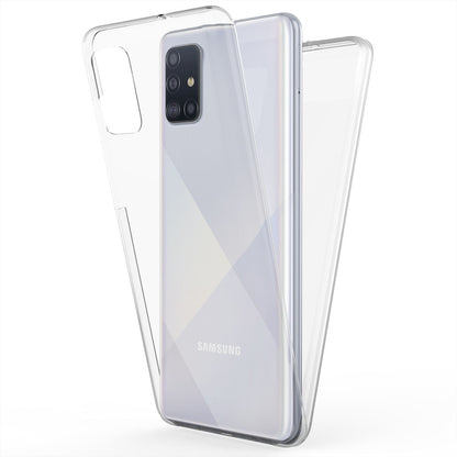NALIA 360° Hülle für Samsung Galaxy A71 – Vorne & Hinten Schutz – 360GUARD (Full-Body Case) – Marke aus Berlin