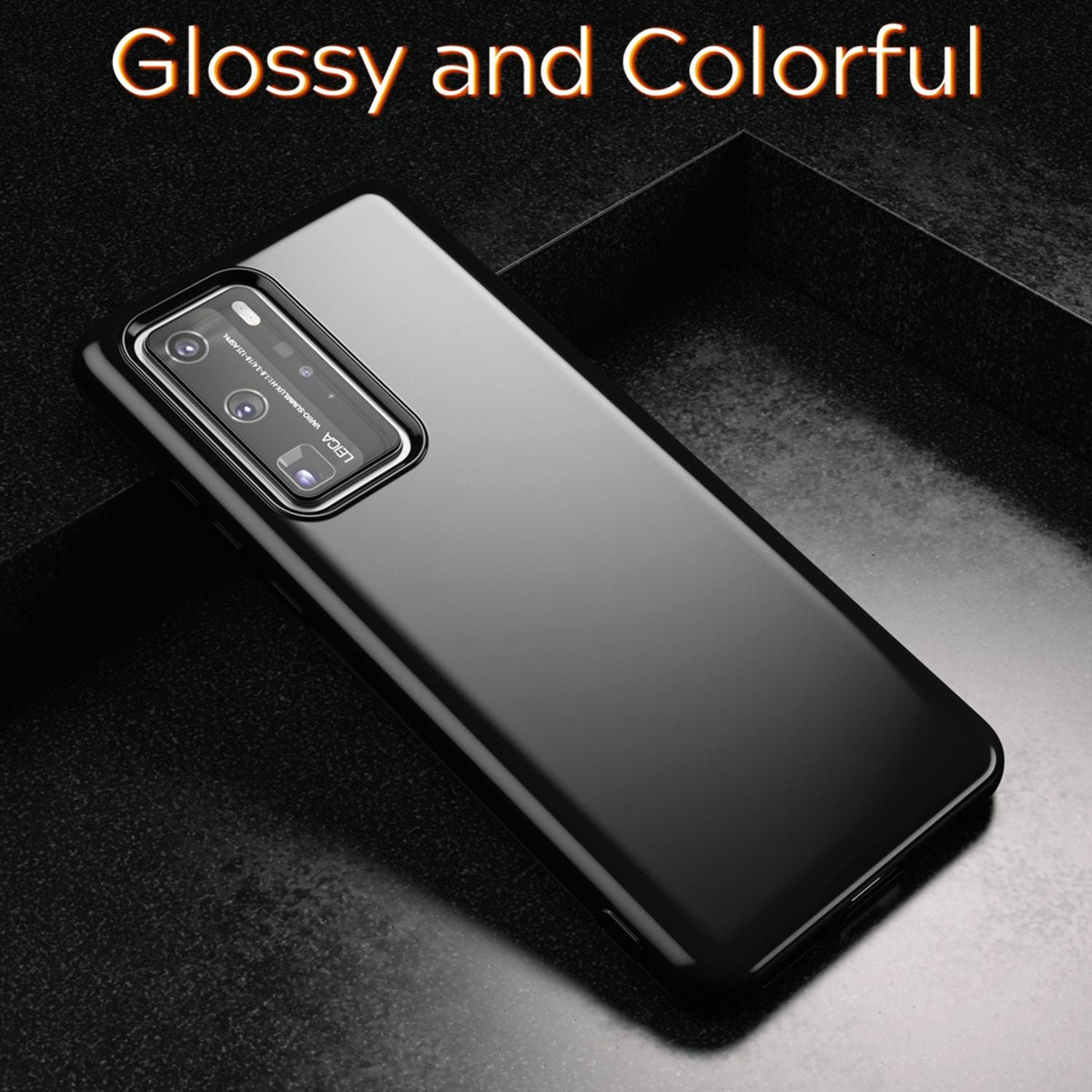 NALIA Silikon Handyhülle kompatibel mit Huawei P40 Pro Hülle, Dünne TPU Schutzhülle Soft Phone Case Cover, Ultra-Slim Backcover Gummi Bumper Handy-Tasche Schale Backcase Etui Softcase