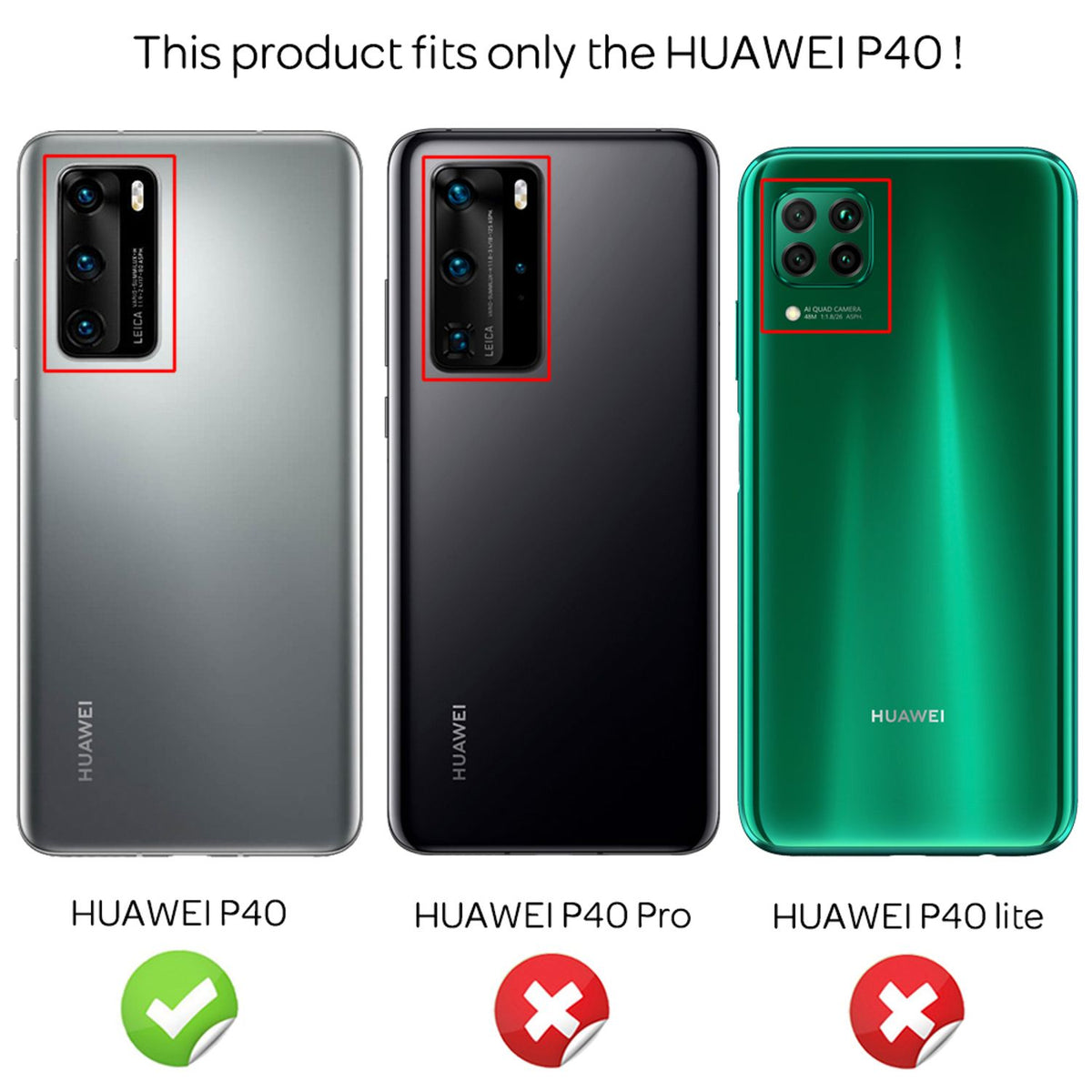 NALIA Glitzerhülle für Huawei P40 – Funkelnder Glitzer-Look & Grip – SHINEPOP (Silikon Case) – Marke aus Berlin