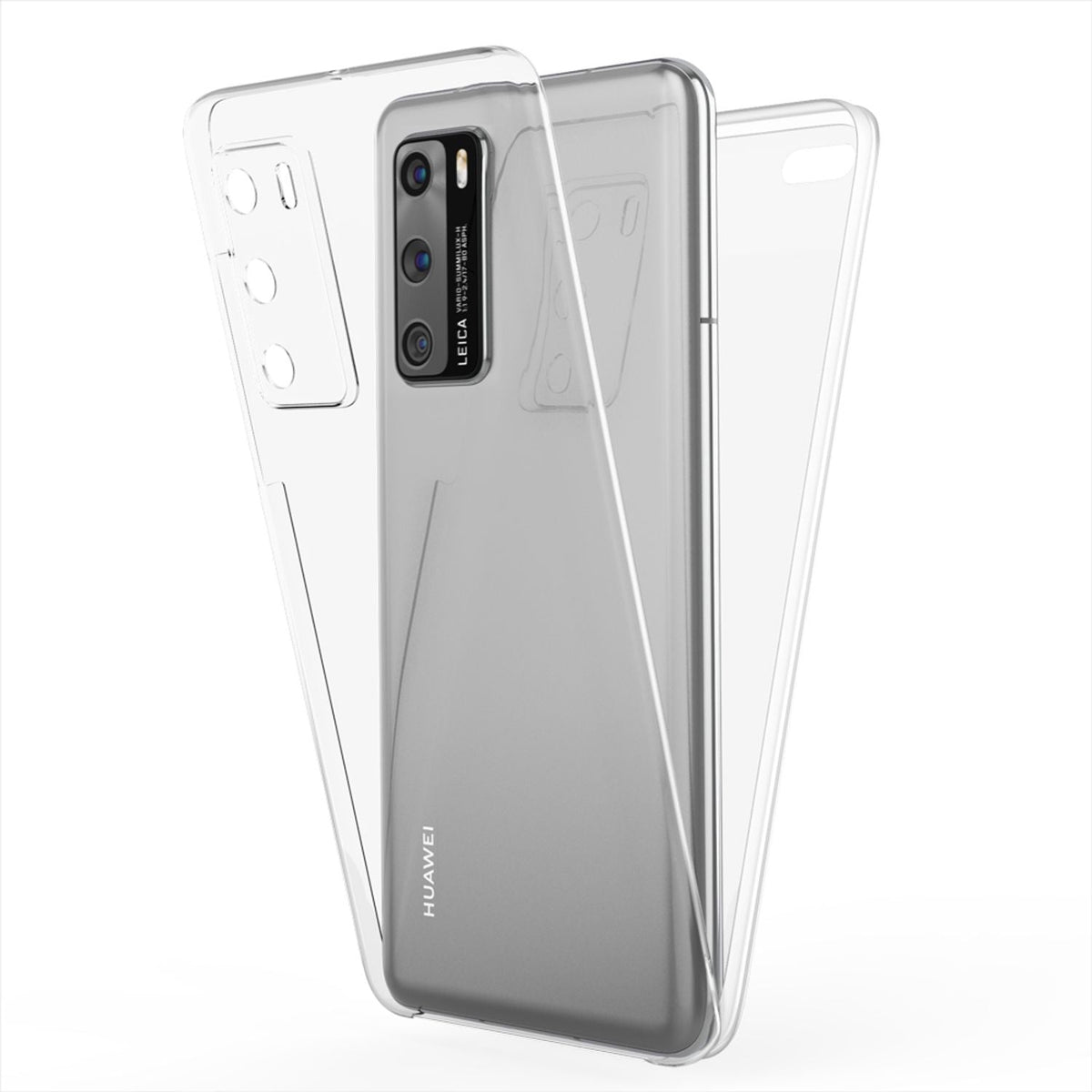 NALIA 360° Hülle für Huawei P40 – Vorne & Hinten Schutz – 360GUARD (Full-Body Case) – Marke aus Berlin