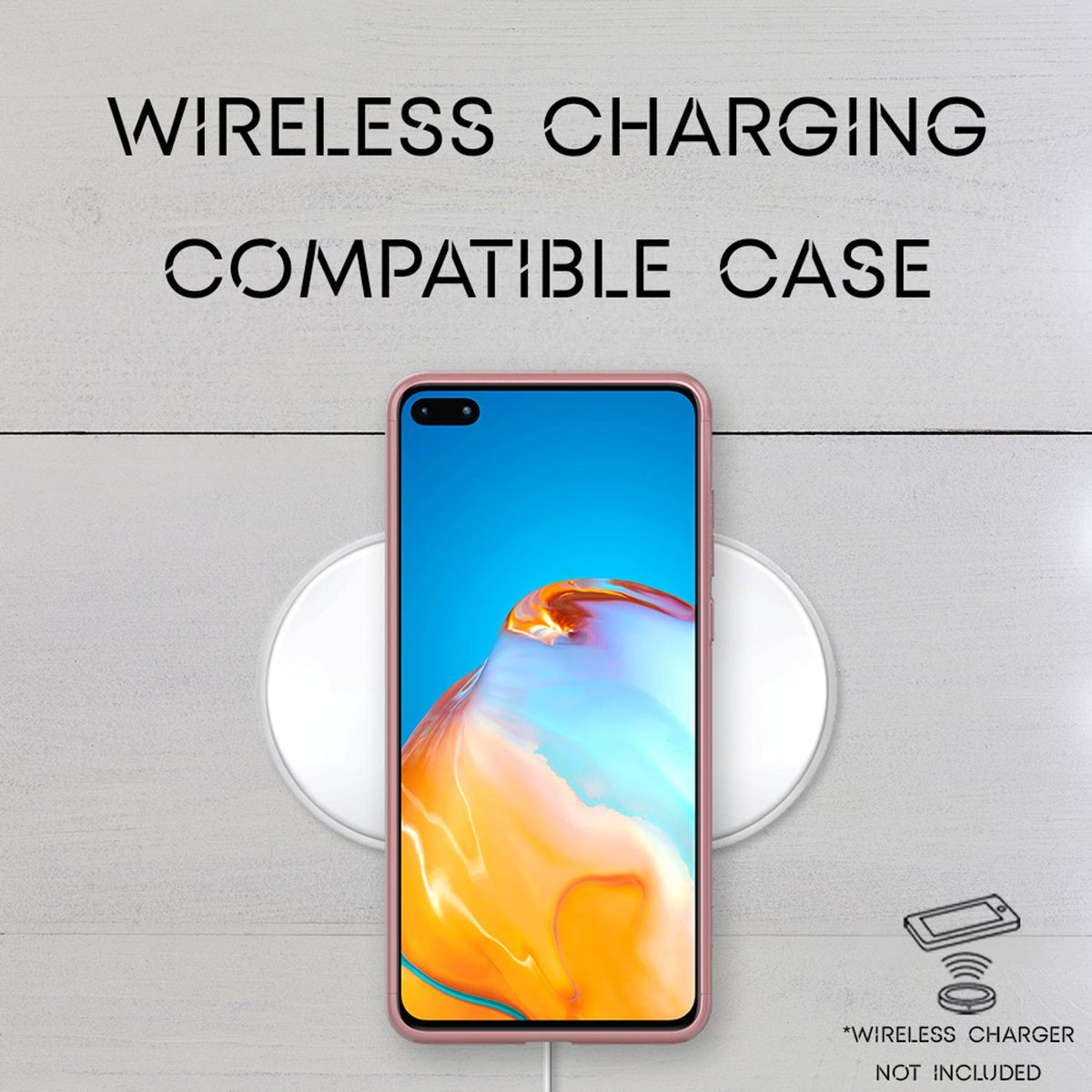 NALIA 360 Grad Handyhülle kompatibel mit Huawei P40 Hülle, Full-Cover & Glas vorne hinten Rundum Doppel-Schutz, Dünn Ganzkörper Phone Case Etui Handy-Tasche, Bumper & Displayschutz