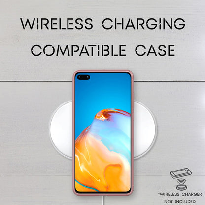 NALIA 360 Grad Handyhülle kompatibel mit Huawei P40 Hülle, Full-Cover & Glas vorne hinten Rundum Doppel-Schutz, Dünn Ganzkörper Phone Case Etui Handy-Tasche, Bumper & Displayschutz