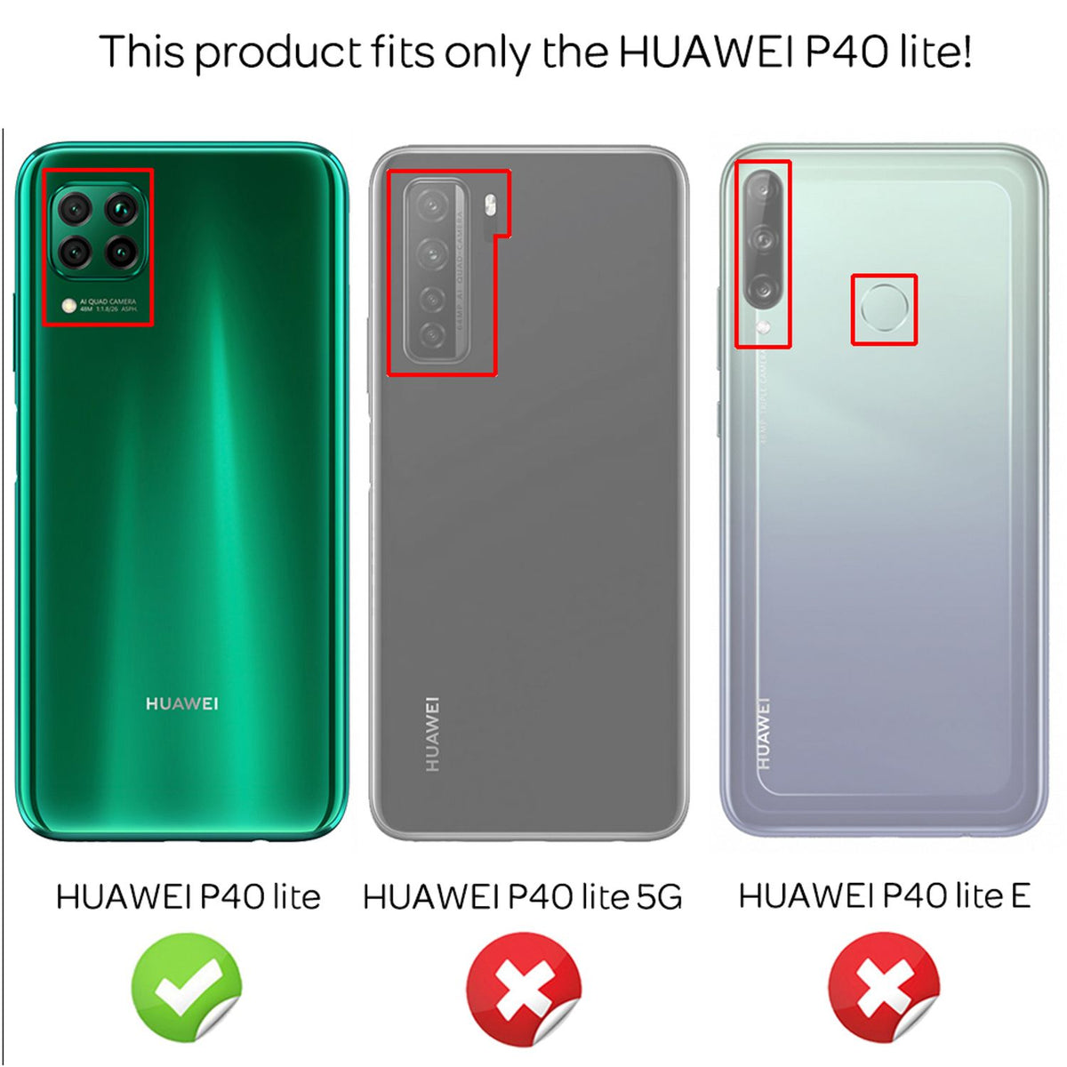 NALIA 360 Grad Handyhülle kompatibel mit Huawei P40 lite Hülle, Full-Cover & Glas vorne hinten Rundum Doppel-Schutz, Dünn Ganzkörper Phone Case Handy-Tasche, Bumper & Displayschutz