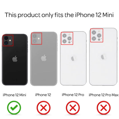 NALIA Transparente Hülle für iPhone 12 Mini – Harte Rückseite & Silikon Rand – IGNITE (Stoßfeste Handyhülle & Verstärkte Ecken) – Marke aus Berlin