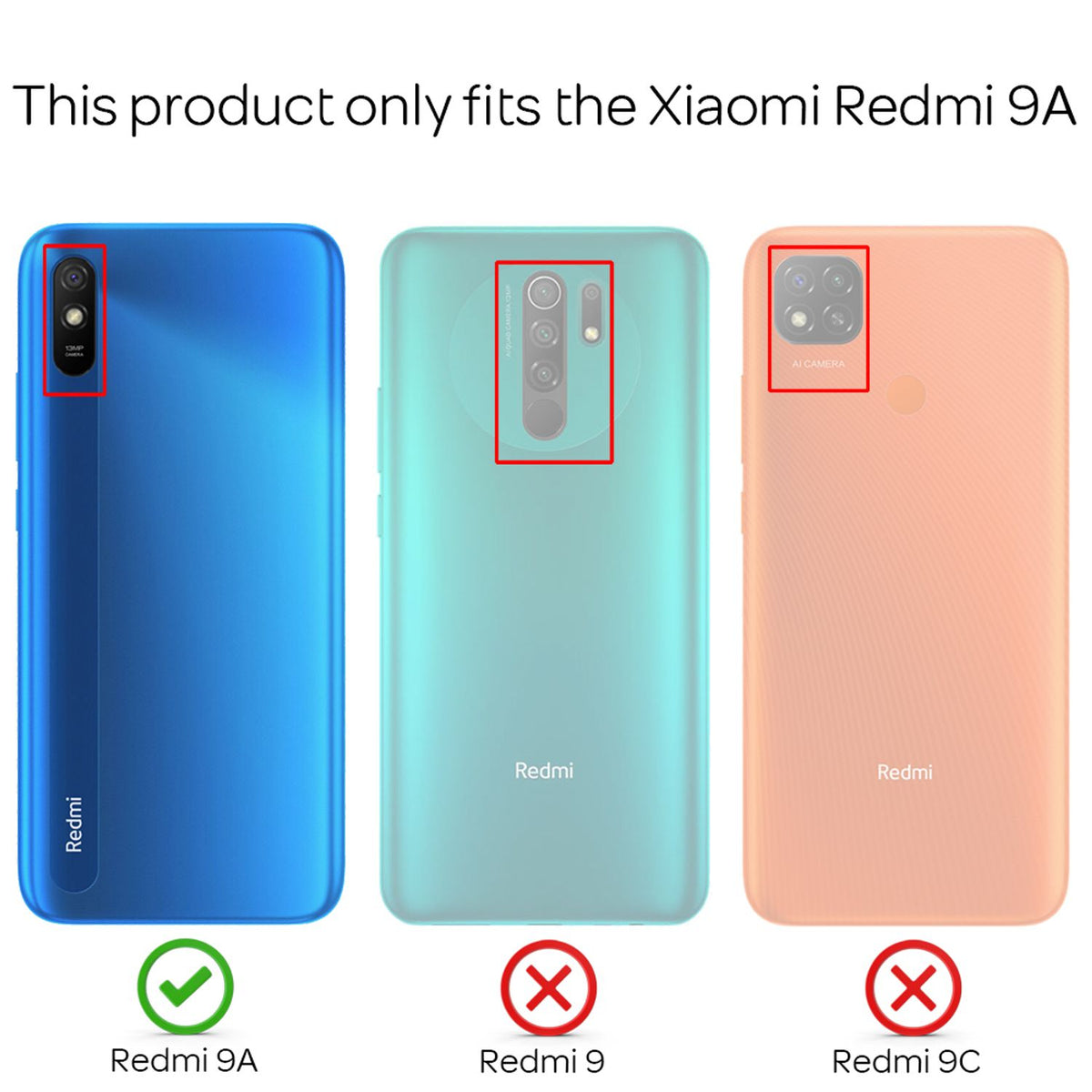 NALIA Panzerhülle für Xiaomi Redmi 9A – Ring-Ständer 360° & Magnet-Halterung Kompatibel – RINGDEFEND (Stoßfestes Outdoor Case) – Marke aus Berlin