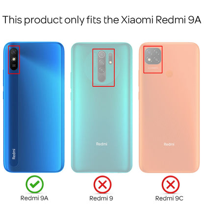 NALIA Ringhülle für Xiaomi Redmi 9A – Ring-Ständer 360° & für Magnet-Halter – GRIP360 (Mattiertes Silikon Case) – Marke aus Berlin
