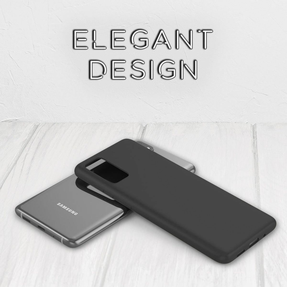 NALIA Neon Silikonhülle für Samsung Galaxy S20 FE – Soft-Touch & Signal-Neon – NEONSHOCK (Matte Schutzhülle) – Marke aus Berlin