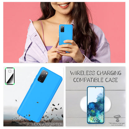 NALIA Neon Silikonhülle für Samsung Galaxy S20 FE – Soft-Touch & Signal-Neon – NEONSHOCK (Matte Schutzhülle) – Marke aus Berlin