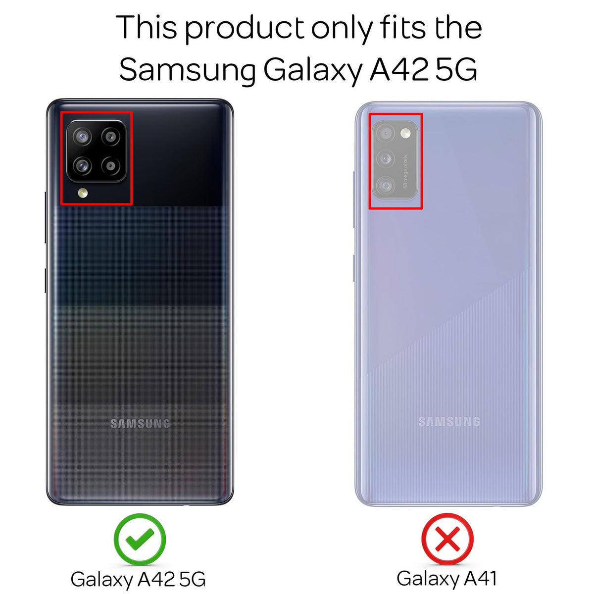 NALIA Ringhülle für Samsung Galaxy A42 5G – Ring-Ständer 360° & für Magnet-Halter – GRIP360 (Mattiertes Silikon Case) – Marke aus Berlin