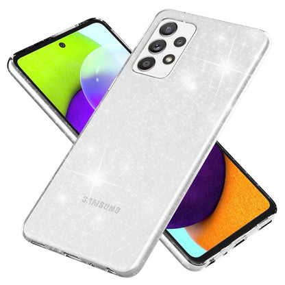 NALIA Glitzerhülle für Samsung Galaxy A52 / A52 5G / A52s 5G – Funkelndes Silikon Case – DAZZLIN (Transparent & Stoßfest) – Marke aus Berlin