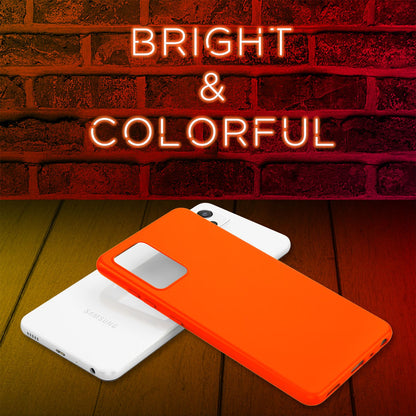 NALIA Neon Silikonhülle für Samsung Galaxy A52 / A52 5G / A52s 5G – Soft-Touch & Signal-Neon – NEONSHOCK (Matte Schutzhülle) – Marke aus Berlin