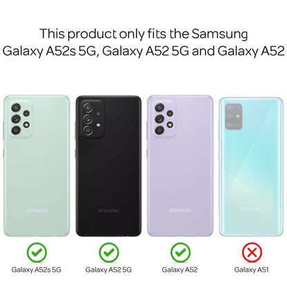 NALIA Glitzerhülle für Samsung Galaxy A52 / A52 5G / A52s 5G – Funkelnder Glitzer-Look & Grip – SHINEPOP (Silikon Case) – Marke aus Berlin
