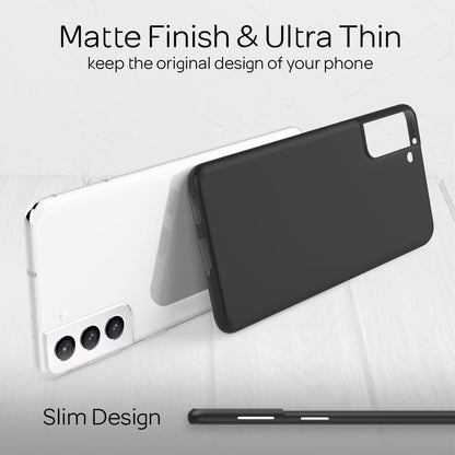 NALIA Ultra Slim Hardcase für Samsung Galaxy S21 – Matt & 0.3mm Dünn – PHANTOM (Dünnes Cover & Kamera-Vollschutz) – Marke aus Berlin