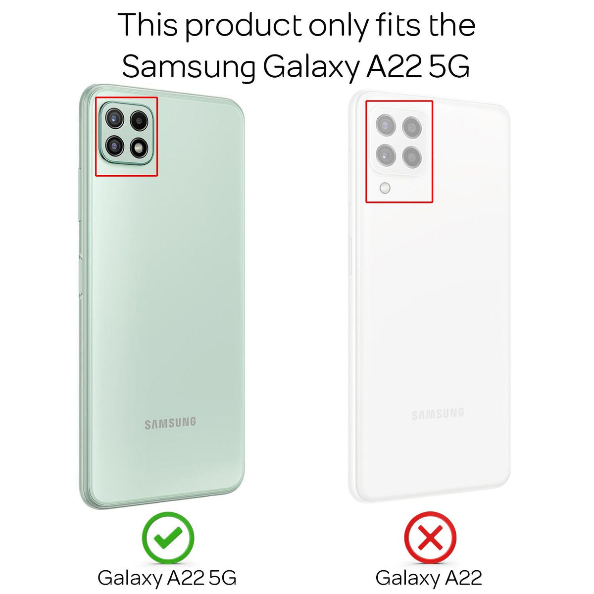 NALIA Ringhülle für Samsung Galaxy A22 5G – Ring-Ständer 360° & für Magnet-Halter – GRIP360 (Mattiertes Silikon Case) – Marke aus Berlin