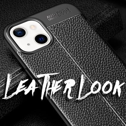 NALIA Leder-Optik Silikon Case für iPhone 13 – Griffig & Matt – BARRON Handyhülle (Anti-Fingerprint, Stoßfest & Robust) – Marke aus Berlin