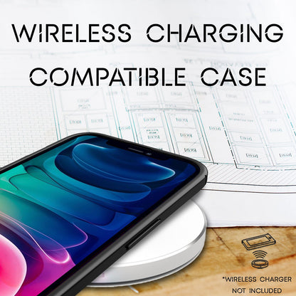 NALIA Leder-Optik Silikon Case für iPhone 13 – Griffig & Matt – BARRON Handyhülle (Anti-Fingerprint, Stoßfest & Robust) – Marke aus Berlin