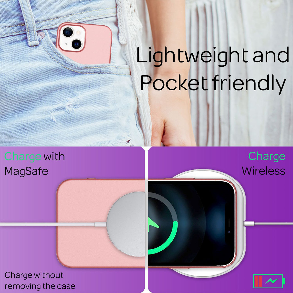 NALIA Ultra Slim Hardcase für iPhone 13 – Anti-Fingerabdruck & 0.5mm Dünn – PUREFIT (Matt & Leicht) – Marke aus Berlin