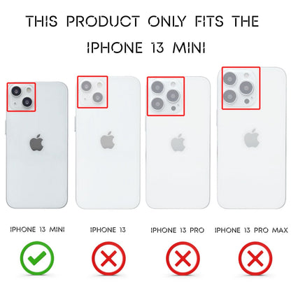 NALIA Silikonhülle für iPhone 13 Mini – Rutschfest & Matt – VORTEX (Gebürstete Optik & Carbon Design) – Marke aus Berlin