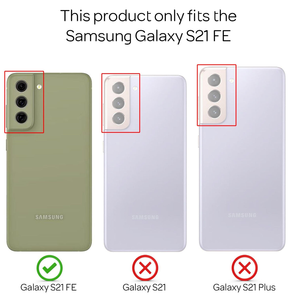 NALIA Transparente Silikonhülle für Samsung Galaxy S21 FE – Anti-Gelb & Rutschfest – GLAZE (Handyhülle Kristallklar, Schlank & Stoßfest) – Marke aus Berlin