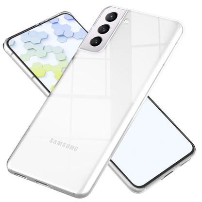 NALIA Transparente Silikonhülle für Samsung Galaxy S22 – Anti-Gelb & Rutschfest – GLAZE (Handyhülle Kristallklar, Schlank & Stoßfest) – Marke aus Berlin