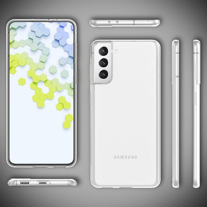NALIA Transparente Silikonhülle für Samsung Galaxy S22 – Anti-Gelb & Rutschfest – GLAZE (Handyhülle Kristallklar, Schlank & Stoßfest) – Marke aus Berlin