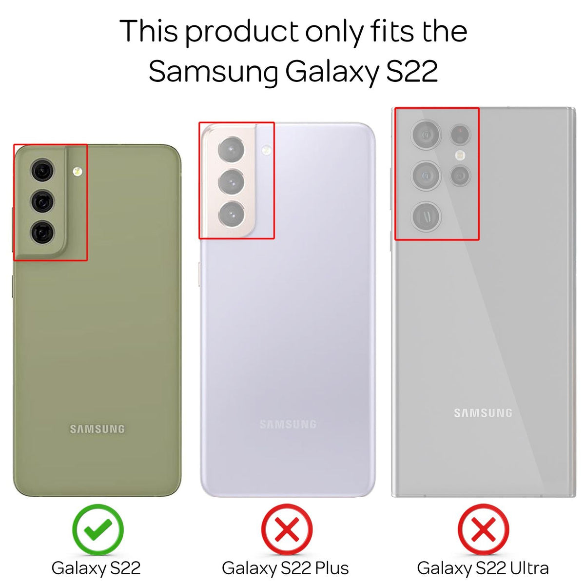 NALIA Glitzerhülle für Samsung Galaxy S22 – Funkelndes Silikon Case – DAZZLIN (Transparent & Stoßfest) – Marke aus Berlin