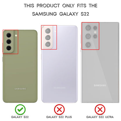 NALIA Silikonhülle für Samsung Galaxy S22 – Rutschfest & Matt – VORTEX (Gebürstete Optik & Carbon Design) – Marke aus Berlin