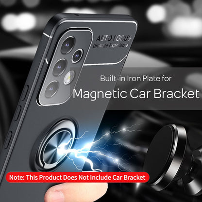 NALIA Ringhülle für Samsung Galaxy A33 – Ring-Ständer 360° & für Magnet-Halter – GRIP360 (Mattiertes Silikon Case) – Marke aus Berlin