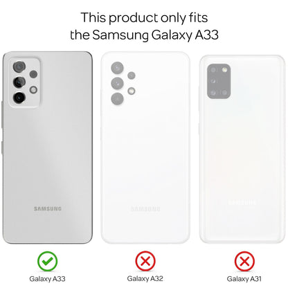 NALIA Leder Look Case kompatibel mit Samsung Galaxy A33 Hülle, Schwarze Silikonhülle Anti-Fingerabdruck Rutschfest Robust Stoßfest, Soft Case Dünne Handyhülle Cover Schutzhülle Bumper Backcover