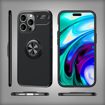 NALIA Ringhülle für iPhone 14 Pro – Ring-Ständer 360° & für Magnet-Halter – GRIP360 (Mattiertes Silikon Case) – Marke aus Berlin