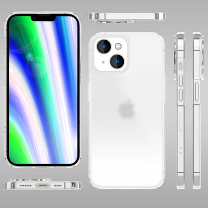 NALIA Matt-Transparentes Case für iPhone 14 – Milchglas-Optik & Anti-Fingerprint – NYTE (Stoßfest, Harte Rückseite & Silikon Bumper) – Marke aus Berlin