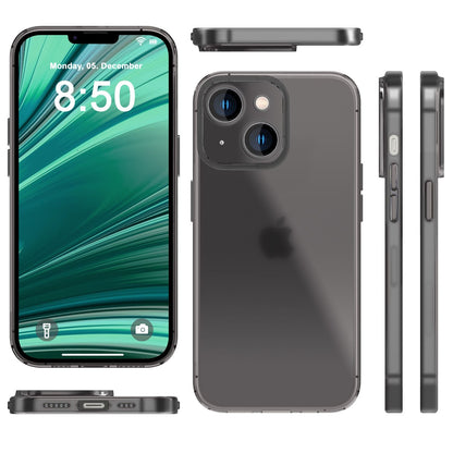 NALIA Ultra Slim Hardcase für iPhone 14 – Matt-Transparent & 0.3mm Dünn – PHANTOM (Dünnes Cover & Kamera-Vollschutz) – Marke aus Berlin
