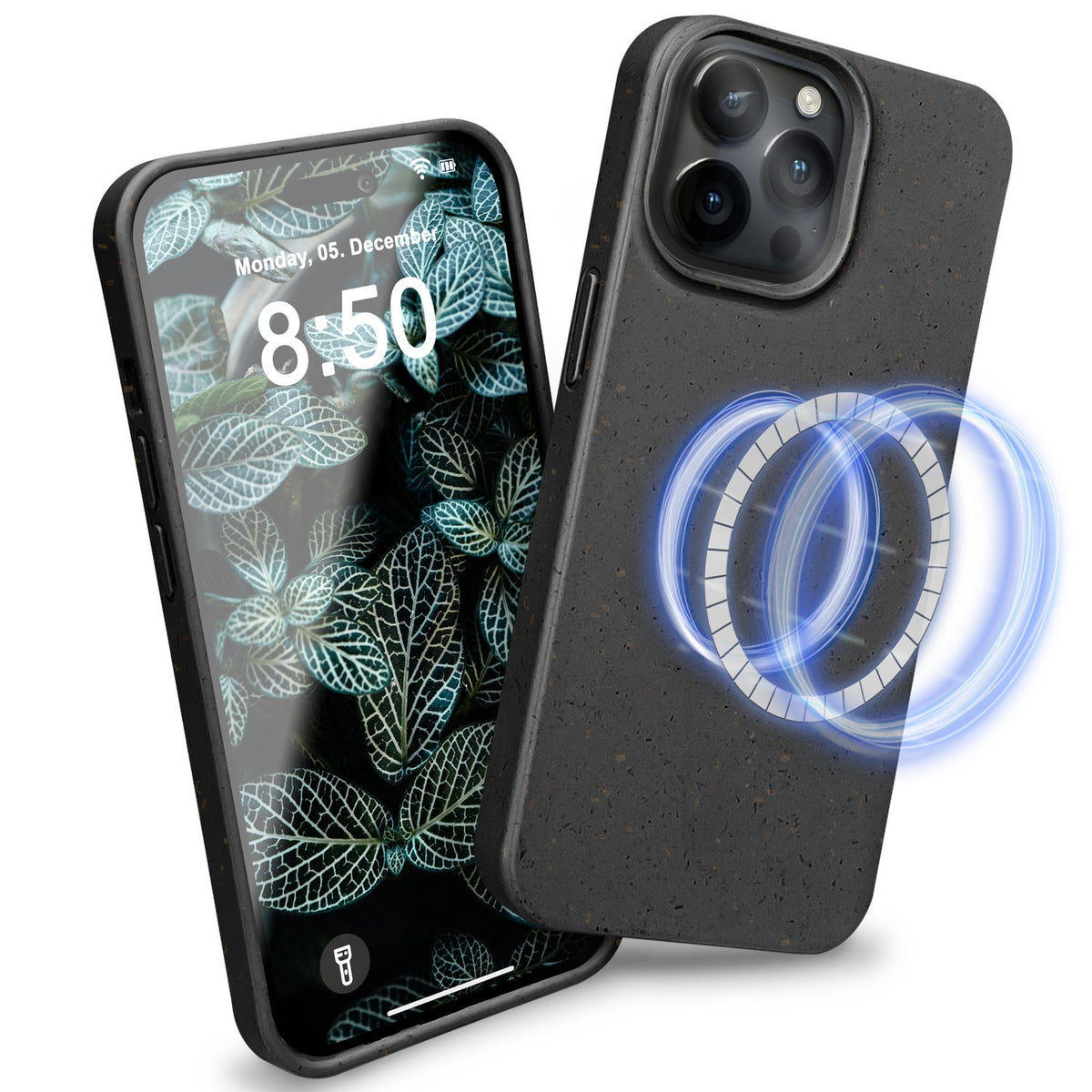 NALIA Handyhülle für iPhone 14 Pro Max – MagSafe kompatibel & Weizenstroh-Mix – ECOFIT (Pflanzenbasiert, Rutschfest & Matt) – Marke aus Berlin
