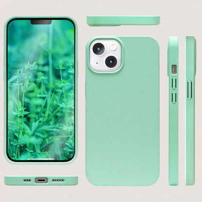 NALIA Handyhülle für iPhone 14 Plus – Weizenstroh Case (Pflanzenbasiert) – BIOVERA – Matt & Stoßfest (Vegan) – Marke aus Berlin