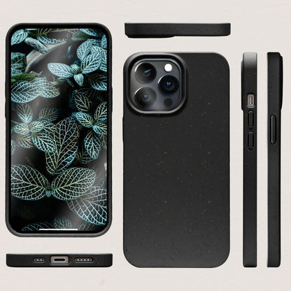 NALIA Handyhülle für iPhone 14 Pro Max – Weizenstroh Case (Pflanzenbasiert) – BIOVERA – Matt & Stoßfest (Vegan) – Marke aus Berlin