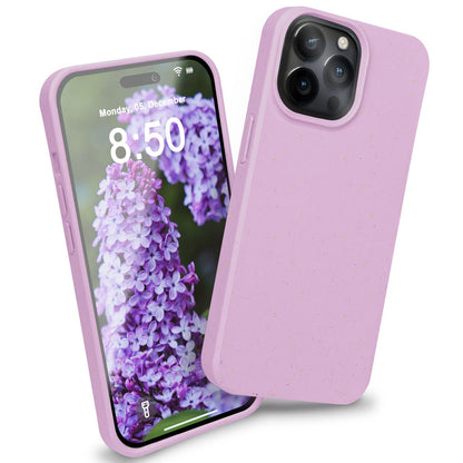 NALIA Handyhülle für iPhone 14 Pro Max – Weizenstroh Case (Pflanzenbasiert) – BIOVERA – Matt & Stoßfest (Vegan) – Marke aus Berlin