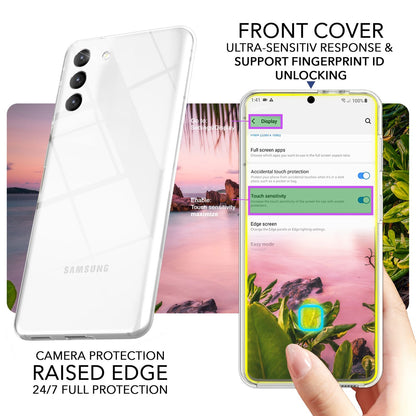 NALIA 360° Hülle für Samsung Galaxy S23 Plus – Vorne & Hinten Schutz – 360GUARD (Full-Body Case) – Marke aus Berlin