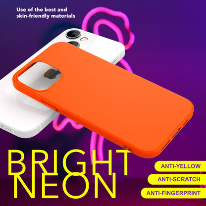 NALIA Neon Cover für iPhone 15 Hülle, Bunte Silikonhülle Intensive Farbe, Samtig Weich Gummierte Handyhülle, Soft Case NALIA Berlin