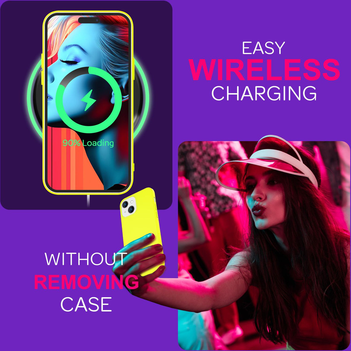 NALIA Neon Cover für iPhone 15 Hülle, Bunte Silikonhülle Intensive Farbe, Samtig Weich Gummierte Handyhülle, Soft Case NALIA Berlin