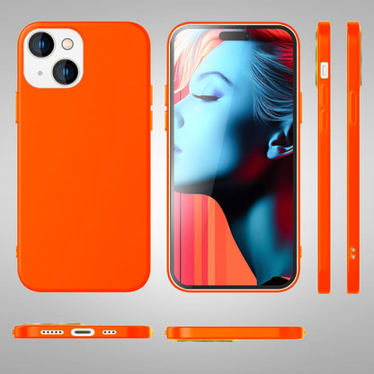 NALIA Neon Cover für iPhone 15 Hülle, Bunte Silikonhülle Intensive Farbe, Samtig Weich Gummierte Handyhülle, Soft Case NALIA Berlin